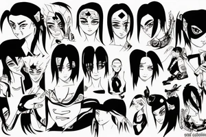 Kira a from Naruto tattoo idea