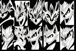 Kurama from Naruto tattoo idea