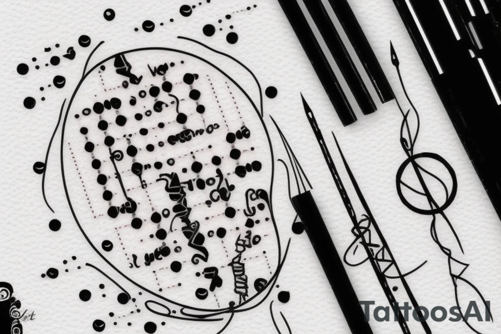 Morse code "ساره" tattoo idea