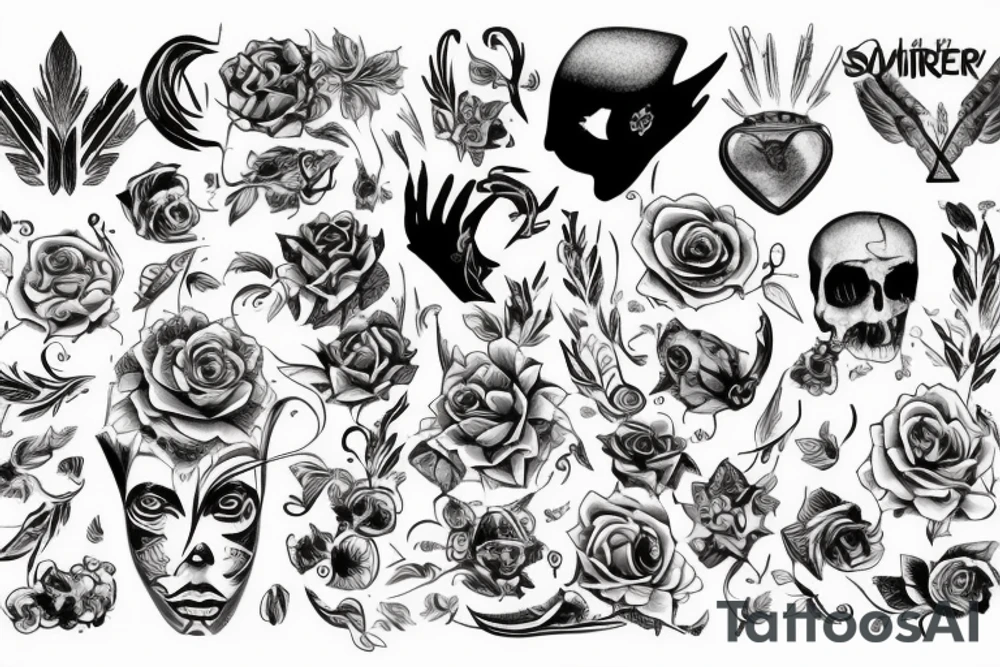 демон смерти из наруто tattoo idea
