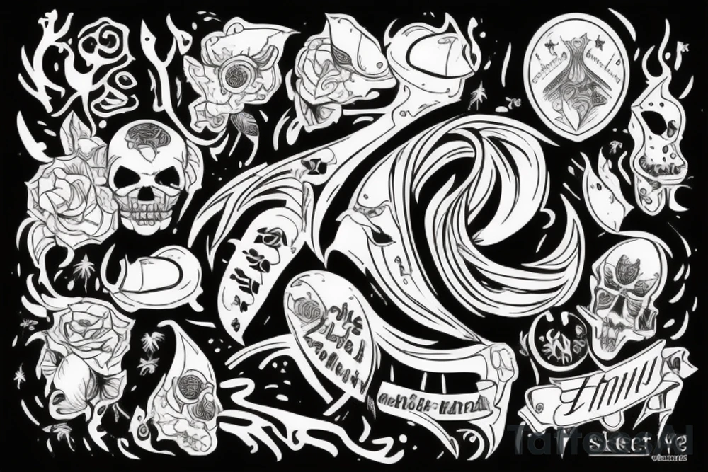 демон смерти из наруто tattoo idea