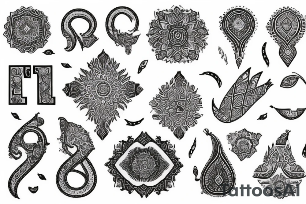 زن زندگی آزادی tattoo idea