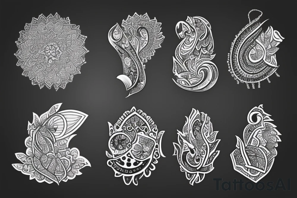 زن زندگی آزادی tattoo idea