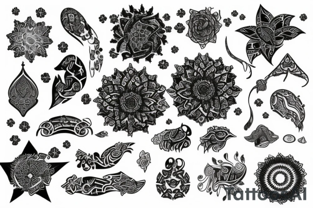 زن زندگی آزادی tattoo idea
