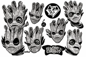 Groot family tattoo idea
