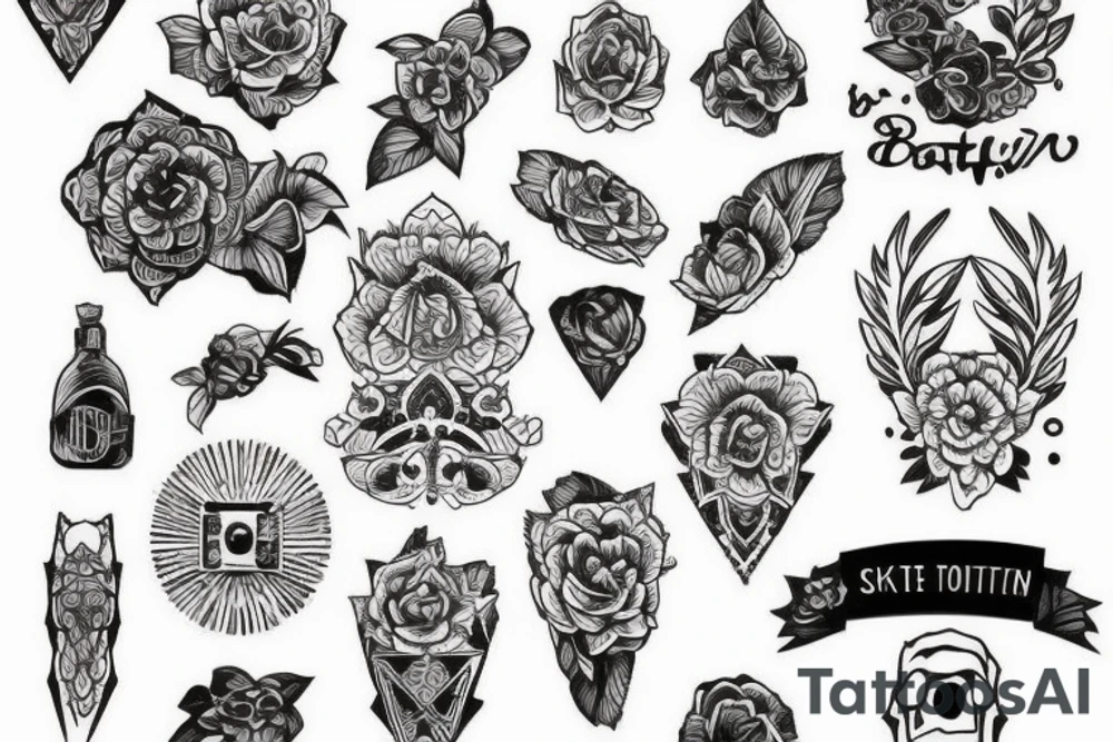 Цветок жизни tattoo idea