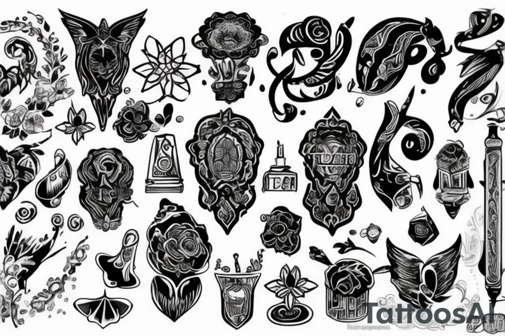 Цветок жизни tattoo idea