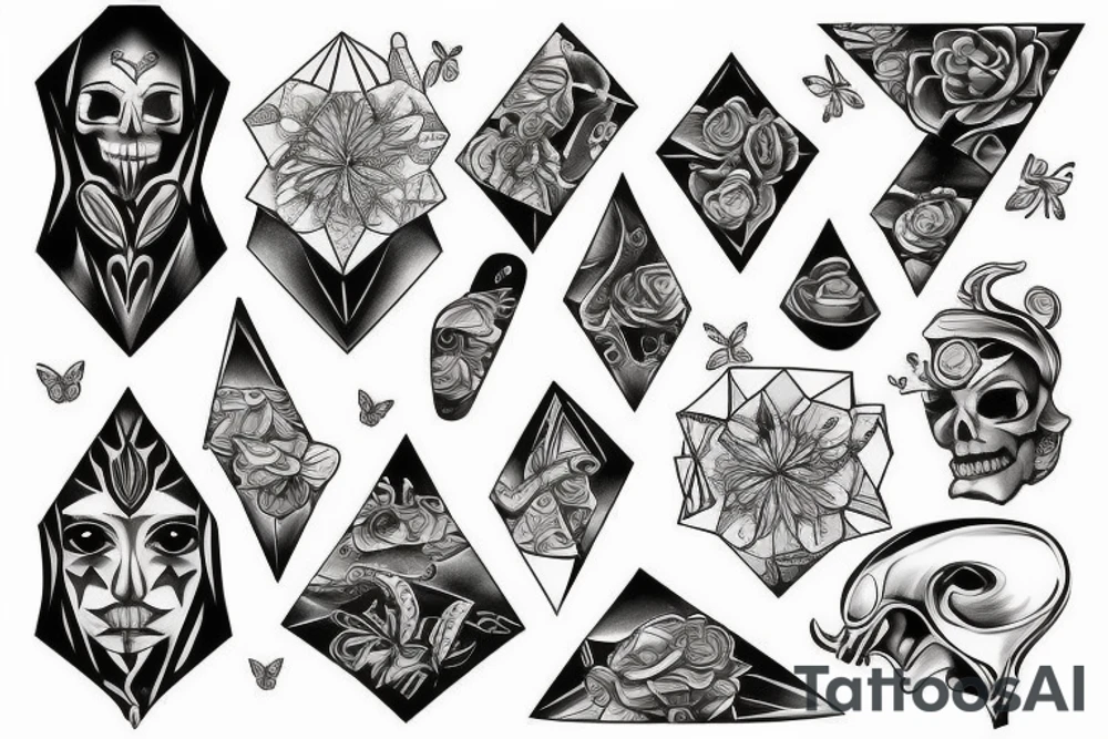 Diamond tattoo idea