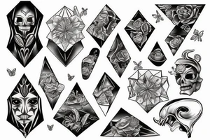 Diamond tattoo idea