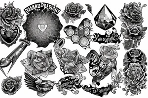 Diamond tattoo idea