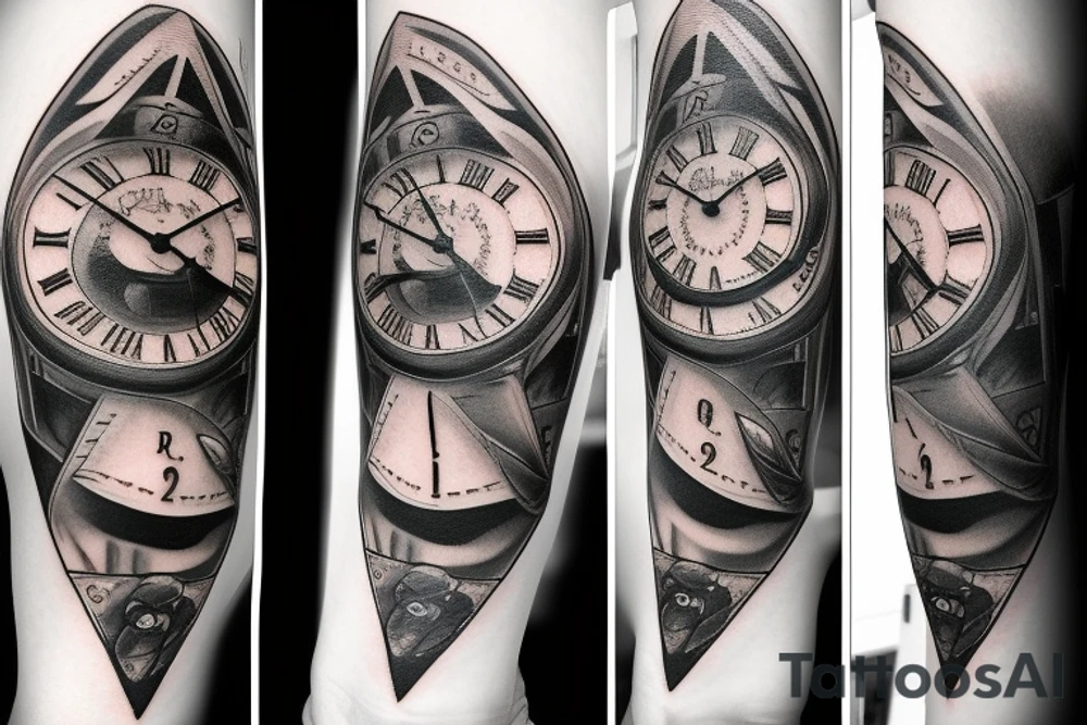 send clock tattoo idea