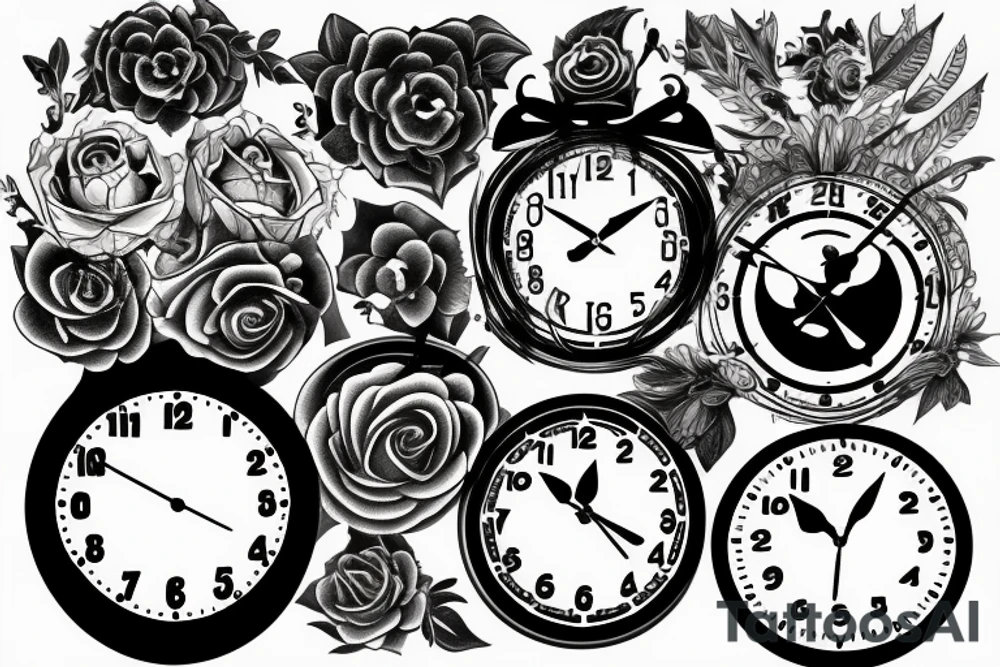 send clock tattoo idea