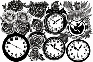 send clock tattoo idea
