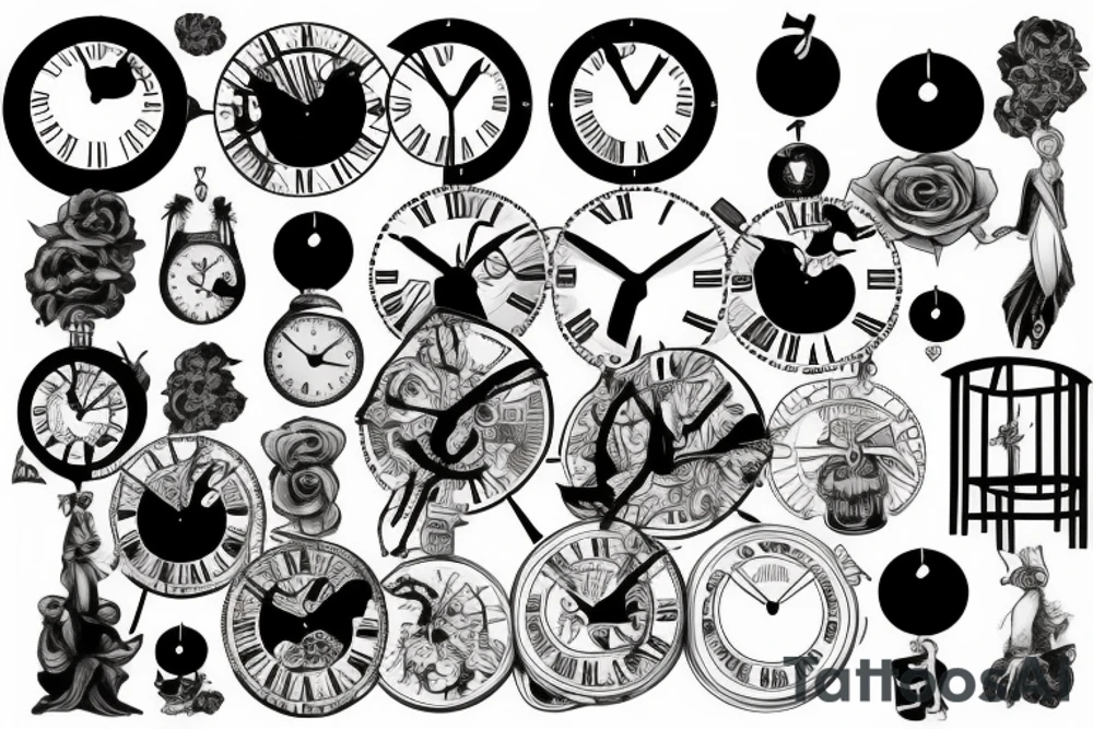 send clock tattoo idea