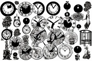 send clock tattoo idea