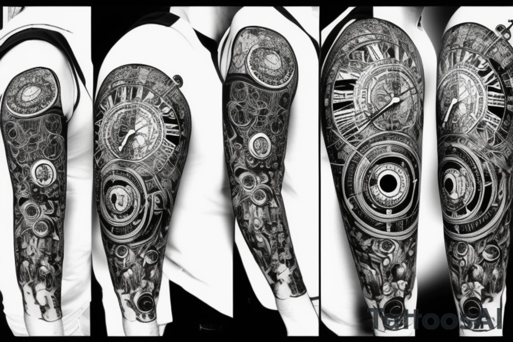 send clock tattoo idea