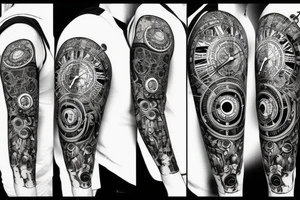 send clock tattoo idea