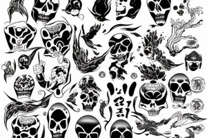 ghost tattoo idea