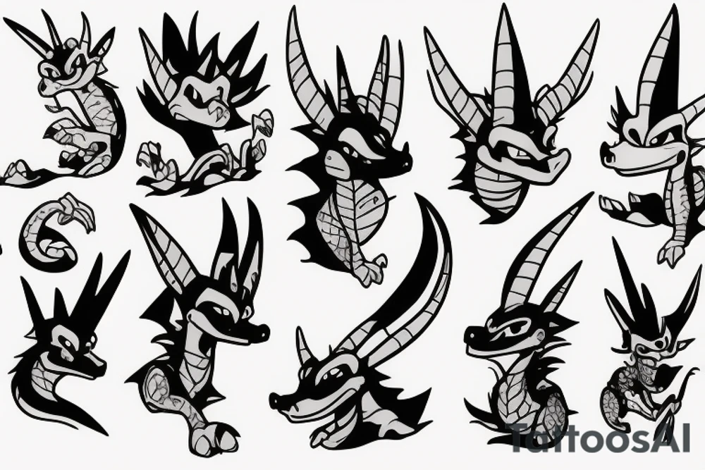 Spyro tattoo idea