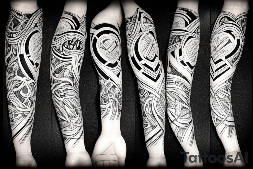 Two swords crossed tattoo idea