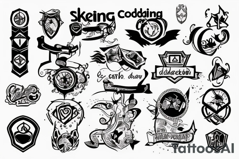 logo of coding tattoo idea
