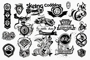 logo of coding tattoo idea