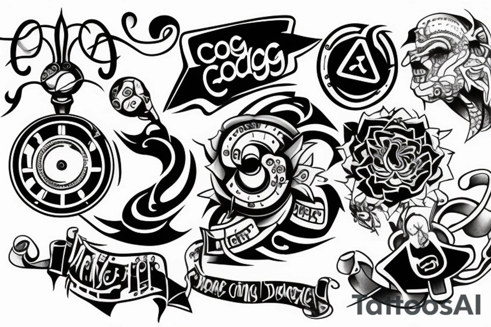 logo of coding tattoo idea