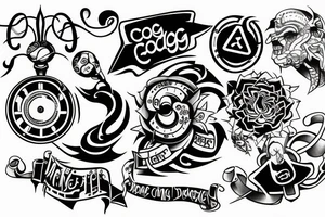 logo of coding tattoo idea