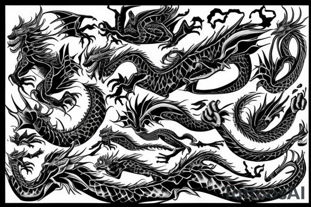 dragon tattoo idea