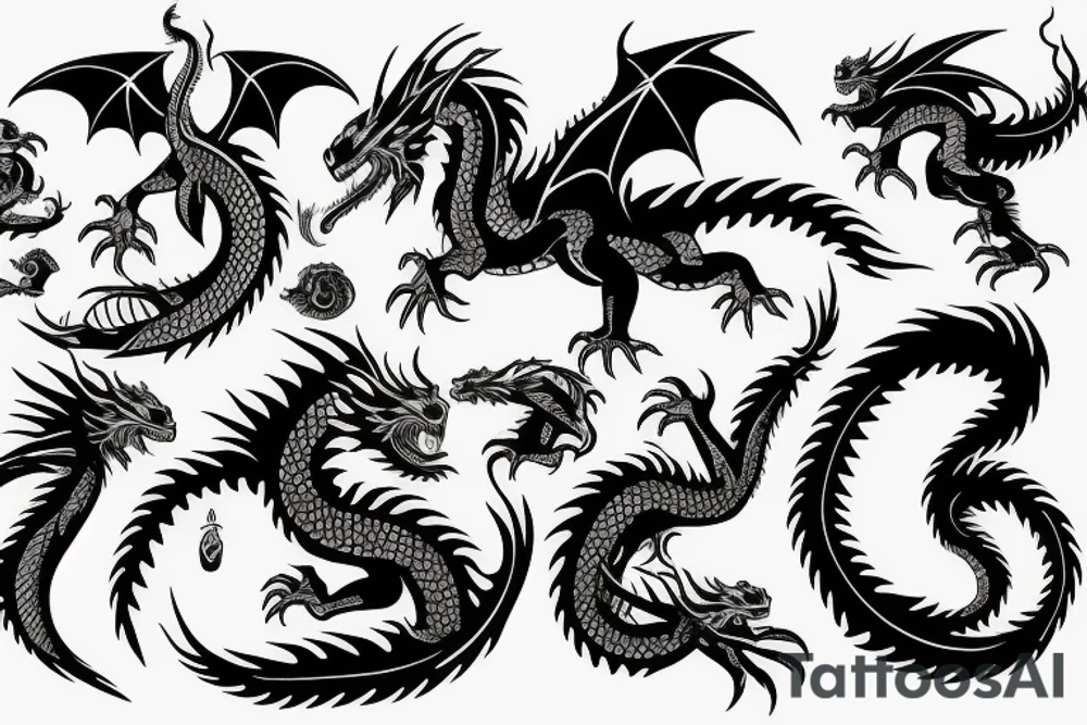dragon tattoo idea