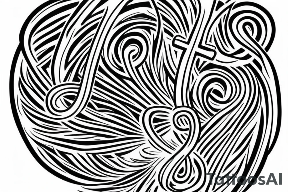 cross, treble clef, chrysanthemum tattoo idea cross, treble clef, chrysanthemum tattoo idea
