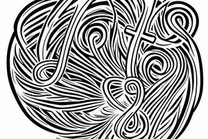 cross, treble clef, chrysanthemum tattoo idea