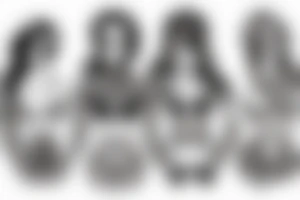 Three womens linked with a three tattoo idea