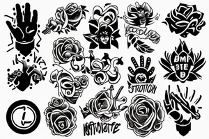 Strength, motivation, protection, hand, mum tattoo idea