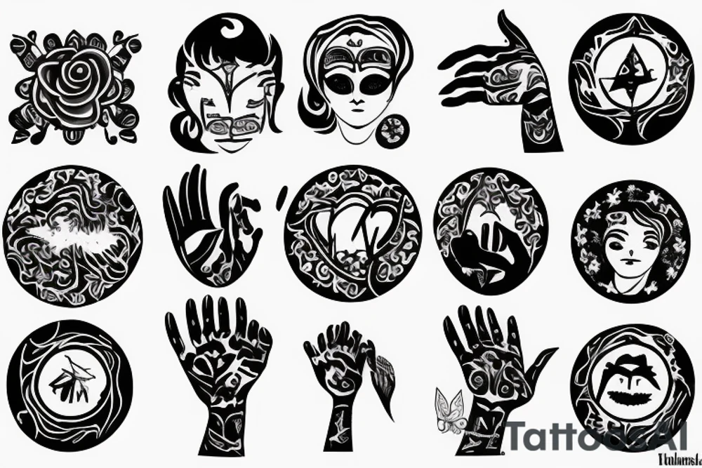 Strength, motivation, protection, hand, mum tattoo idea