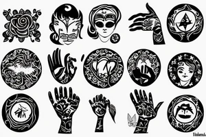 Strength, motivation, protection, hand, mum tattoo idea