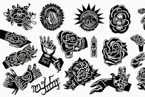 Strength, motivation, protection, hand, mum tattoo idea