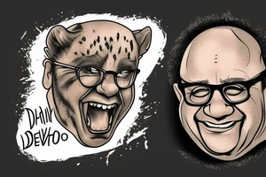 Danny Devito dressed as man cheetah tattoo idea