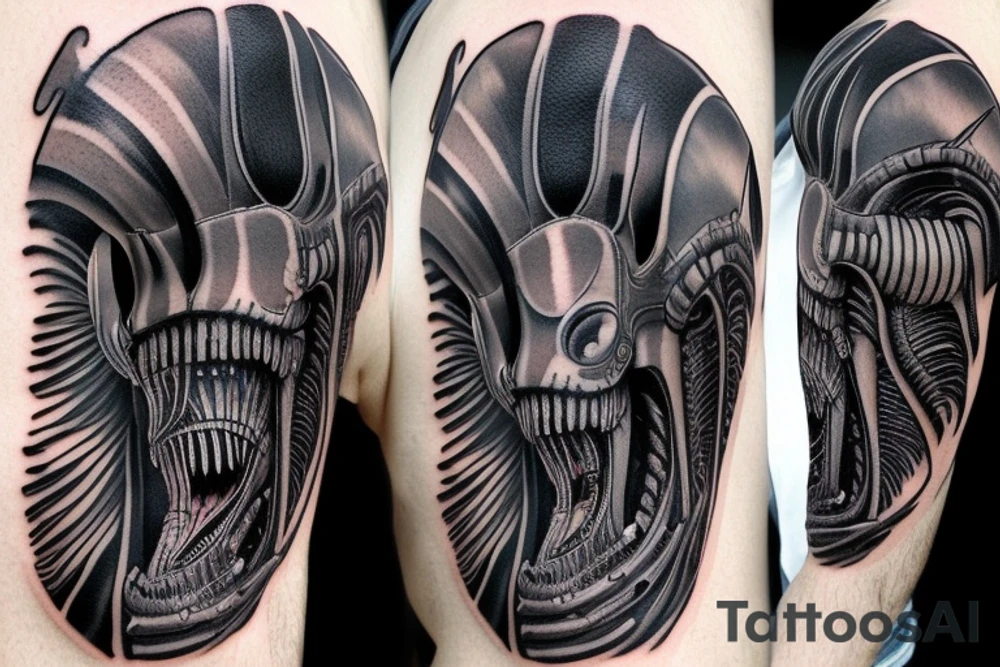 Xenomorph tattoo idea