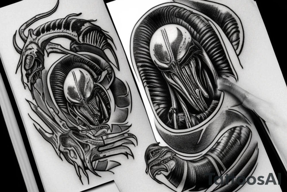 Xenomorph tattoo idea