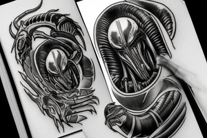 Xenomorph tattoo idea