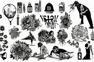 Modern age San Diego tattoo idea