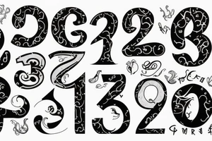XIII number tattoo idea