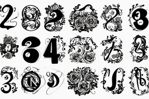 XIII number tattoo idea