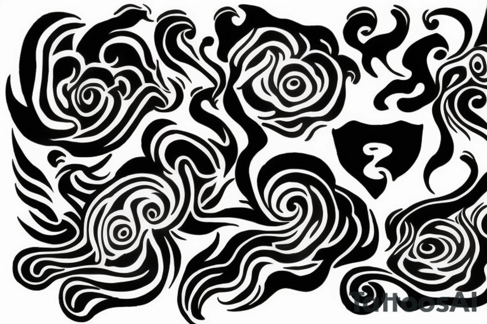 smoke emanation tattoo idea