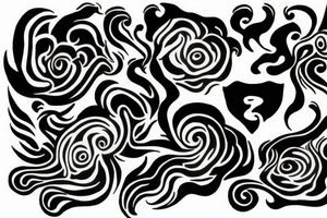 smoke emanation tattoo idea