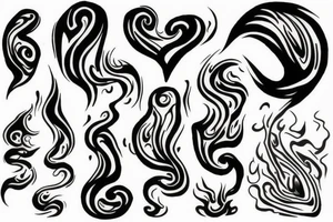 smoke emanation tattoo idea
