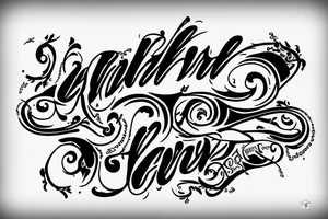 APW RJC ambigram tattoo idea