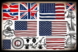 Henry Avery flag symbolizes freedom tattoo idea