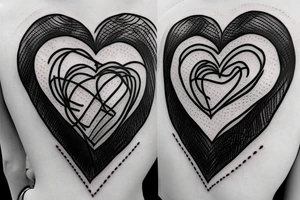 autonomy heart wrapped in barbwire tattoo idea